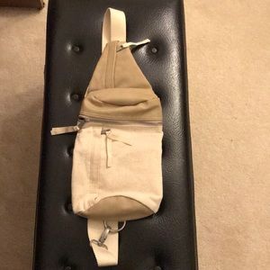 Crossbody Canvas / Faux Leather Bag New